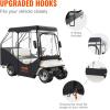 imageVEVOR Golf Cart Enclosure Polyester Driving Enclosure Club Car Covers Universal Fits for Most Brand Carts Sunproof and Dustproof Outdoor Cart Cover420D 97x43x55