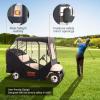 imageVEVOR Golf Cart Enclosure Polyester Driving Enclosure Club Car Covers Universal Fits for Most Brand Carts Sunproof and Dustproof Outdoor Cart Cover600D 85x48x53