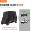 imageVEVOR Golf Cart Enclosure Polyester Driving Enclosure Club Car Covers Universal Fits for Most Brand Carts Sunproof and Dustproof Outdoor Cart Cover600DFull cover 1125x48x66
