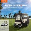 imageVEVOR Golf Cart Enclosure Polyester Driving Enclosure Club Car Covers Universal Fits for Most Brand Carts Sunproof and Dustproof Outdoor Cart Cover600D 85x48x53