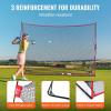 imageVEVOR Golf Practice Net Indoor Hitting Net for Baseball Hockey Soccer Heavy Duty Nylon DIY Ball Net Sports Netting Barrier for Backyard Driving Training Swing10x7Ft Golf Net