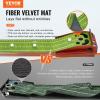 imageVEVOR Golf Putting Mat Putting Green Indoor Putting Matt for Indoors Sports Spin n Putt Golf Game Perfect Practice Putting Mat Golf Putting Mats Practice AutoBall Return5 Holes
