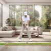 imageVEVOR Golf Putting Mat Putting Green Indoor Putting Matt for Indoors Sports Spin n Putt Golf Game Perfect Practice Putting Mat Golf Putting Mats Practice AutoBall Return5 Holes
