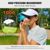 imageVEVOR Golf Rangefinder Laser Golfing Hunting Range Finder 6X Magnification Distance Measuring Golfing Accessory with HighPrecision Flag Lock Slope Switch Continuous Scan and BatteriesBlue1000