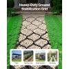 imageVEVOR Gravel Grid 2 Inch Depth 164 x 65 FT  5000 x 1980 mm 1880 LBS Per Sq ft Grass Ground Retainer Permeable Geo Grids Driveway Stabilization for Garden Patio Walkway RV Parking Slopes