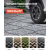 imageVEVOR Gravel Grid 2 Inch Depth 164 x 65 FT  5000 x 1980 mm 1880 LBS Per Sq ft Grass Ground Retainer Permeable Geo Grids Driveway Stabilization for Garden Patio Walkway RV Parking Slopes