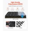 imageVEVOR Gravel Grid 3 Inch Depth 1706 x 886 FT  5200 x 2700 mm 1880 LBS Per Sq ft Grass Ground Retainer Permeable Geo Grids Driveway Stabilization for Garden Patio Walkway RV Parking Slopes