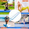 imageVEVOR Gymnastics Air Mat Inflatable Track with Electric Pump Training Mats for Home UseGymYogaCheerleadingBeachParkWaterBlue