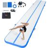 imageVEVOR Gymnastics Air Mat Inflatable Track with Electric Pump Training Mats for Home UseGymYogaCheerleadingBeachParkWaterBlue