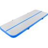 imageVEVOR Gymnastics Air Mat Inflatable Track with Electric Pump Training Mats for Home UseGymYogaCheerleadingBeachParkWaterBlue