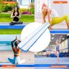 imageVEVOR Gymnastics Air Mat Inflatable Track with Electric Pump Training Mats for Home UseGymYogaCheerleadingBeachParkWaterBlue