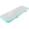 imageVEVOR Gymnastics Air Mat Inflatable Track with Electric Pump Training Mats for Home UseGymYogaCheerleadingBeachParkWaterMint Green