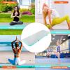imageVEVOR Gymnastics Air Mat Inflatable Track with Electric Pump Training Mats for Home UseGymYogaCheerleadingBeachParkWaterMint Green