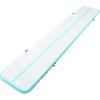 imageVEVOR Gymnastics Air Mat Inflatable Track with Electric Pump Training Mats for Home UseGymYogaCheerleadingBeachParkWaterMint Green