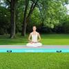 imageVEVOR Gymnastics Air Mat Inflatable Track with Electric Pump Training Mats for Home UseGymYogaCheerleadingBeachParkWaterMint Green
