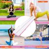 imageVEVOR Gymnastics Air Mat Inflatable Track with Electric Pump Training Mats for Home UseGymYogaCheerleadingBeachParkWaterPink