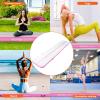 imageVEVOR Gymnastics Air Mat Inflatable Track with Electric Pump Training Mats for Home UseGymYogaCheerleadingBeachParkWaterPink