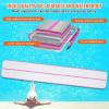 imageVEVOR Gymnastics Air Mat Inflatable Track with Electric Pump Training Mats for Home UseGymYogaCheerleadingBeachParkWaterPink
