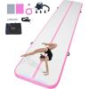 imageVEVOR Gymnastics Air Mat Inflatable Track with Electric Pump Training Mats for Home UseGymYogaCheerleadingBeachParkWaterPink
