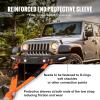 imageVEVOR Heavy Duty Tow Strap Recovery Kit 3 in x 30 ft MBS36000 lbs Tree Saver Winch Strap Triple Reinforced Loop ampamp Protective Sleeves ampamp Storage Bag 34quot DRing Shackles for Truck Jeep SUV ATV4 x 30