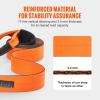 imageVEVOR Heavy Duty Tow Strap Recovery Kit 3 in x 30 ft MBS36000 lbs Tree Saver Winch Strap Triple Reinforced Loop ampamp Protective Sleeves ampamp Storage Bag 34quot DRing Shackles for Truck Jeep SUV ATV4 x 30