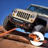 imageVEVOR Heavy Duty Tow Strap Recovery Kit 3 in x 30 ft MBS36000 lbs Tree Saver Winch Strap Triple Reinforced Loop ampamp Protective Sleeves ampamp Storage Bag 34quot DRing Shackles for Truck Jeep SUV ATV3in x 20ft