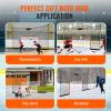 imageVEVOR Hockey Goal Backstop Street Sports Netting Portable Indoor Outdoor Training Net 12x7 FT Large Size Target Easy Assemble Black Goal Frame Not Included