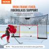 imageVEVOR Hockey Goal Backstop Street Sports Netting Portable Indoor Outdoor Training Net 12x7 FT Large Size Target Easy Assemble Black Goal Frame Not Included