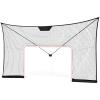 imageVEVOR Hockey Goal Backstop Street Sports Netting Portable Indoor Outdoor Training Net 12x7 FT Large Size Target Easy Assemble Black Goal Frame Not Included