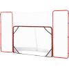 imageVEVOR Hockey Goal with Backstop and Targets Street Steel Hockey Net 72quot Pro Hockey Training Goal Set Portable Indoor Outdoor Hockey Goal with Net Easy Assemble WhiteRed