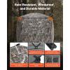 imageVEVOR Hunting BlindSee Through Ground Blinds with Carrying Bag 360 Degree Portable Camouflage TentDurable Concealed Shelter with Silent Side Door and Window for Turkey and Deer23 Person360 See Through 
