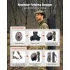imageVEVOR Hunting BlindSee Through Ground Blinds with Carrying Bag 360 Degree Portable Camouflage TentDurable Concealed Shelter with Silent Side Door and Window for Turkey and DeerSingle Person