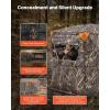 imageVEVOR Hunting BlindSee Through Ground Blinds with Carrying Bag 360 Degree Portable Camouflage TentDurable Concealed Shelter with Silent Side Door and Window for Turkey and Deer23 Person360 See Through 
