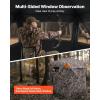 imageVEVOR Hunting BlindSee Through Ground Blinds with Carrying Bag 360 Degree Portable Camouflage TentDurable Concealed Shelter with Silent Side Door and Window for Turkey and DeerHorizontal Windows555 x 555 x 669