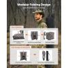 imageVEVOR Hunting BlindSee Through Ground Blinds with Carrying Bag 360 Degree Portable Camouflage TentDurable Concealed Shelter with Silent Side Door and Window for Turkey and Deer23 Person360 See Through 