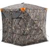 imageVEVOR Hunting BlindSee Through Ground Blinds with Carrying Bag 360 Degree Portable Camouflage TentDurable Concealed Shelter with Silent Side Door and Window for Turkey and Deer45 Person270 See Through H79