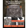 imageVEVOR Hunting BlindSee Through Ground Blinds with Carrying Bag 360 Degree Portable Camouflage TentDurable Concealed Shelter with Silent Side Door and Window for Turkey and Deer23 PersonThermal