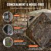 imageVEVOR Hunting BlindSee Through Ground Blinds with Carrying Bag 360 Degree Portable Camouflage TentDurable Concealed Shelter with Silent Side Door and Window for Turkey and Deer45 Person270See Through H69
