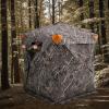 imageVEVOR Hunting BlindSee Through Ground Blinds with Carrying Bag 360 Degree Portable Camouflage TentDurable Concealed Shelter with Silent Side Door and Window for Turkey and DeerHorizontal Windows555 x 555 x 669