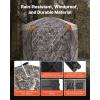imageVEVOR Hunting BlindSee Through Ground Blinds with Carrying Bag 360 Degree Portable Camouflage TentDurable Concealed Shelter with Silent Side Door and Window for Turkey and Deer67 Person H79