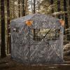 imageVEVOR Hunting BlindSee Through Ground Blinds with Carrying Bag 360 Degree Portable Camouflage TentDurable Concealed Shelter with Silent Side Door and Window for Turkey and Deer67 Person288 See Through 