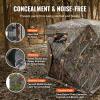 imageVEVOR Hunting BlindSee Through Ground Blinds with Carrying Bag 360 Degree Portable Camouflage TentDurable Concealed Shelter with Silent Side Door and Window for Turkey and Deer23 Person270See Through 