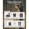 imageVEVOR Hunting BlindSee Through Ground Blinds with Carrying Bag 360 Degree Portable Camouflage TentDurable Concealed Shelter with Silent Side Door and Window for Turkey and Deer23 PersonThermal