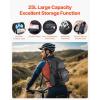 imageVEVOR Hydration Backpack Insulated Hydration Pack Backpack with Water Bladder Hiking Water Backpack with Storage for Men Women Hydro Water Daypack for Hiking Running Cycling CampingBLK 25L2L