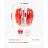 imageVEVOR Inflatable Bumper Ball 2 Packs 2FT3FT4FT5FT Body Size Adult Human Bubble Ball Bumper Bubble Soccer Ball for TeensAdults3FT Red