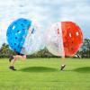 imageVEVOR Inflatable Bumper Ball 2 Packs 2FT3FT4FT5FT Body Size Adult Human Bubble Ball Bumper Bubble Soccer Ball for TeensAdults5FT BlueRed