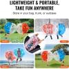 imageVEVOR Inflatable Bumper Ball 2 Packs 2FT3FT4FT5FT Body Size Adult Human Bubble Ball Bumper Bubble Soccer Ball for TeensAdults5FT BlueRed