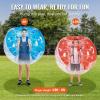 imageVEVOR Inflatable Bumper Ball 2 Packs 2FT3FT4FT5FT Body Size Adult Human Bubble Ball Bumper Bubble Soccer Ball for TeensAdults5FT BlueRed
