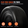 imageVEVOR Lawn Mower Tires with Rim 20x88quot Tubeless Tractor Tires 2Pack Tire and Wheel Assembly STurf Pneumatic Tires with 35quot Offset Hub and 34quot Bushing Size for Riding Mowers Lawn TractorsFlat Free with Rim