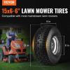 imageVEVOR Lawn Mower Tires with Rim 20x88quot Tubeless Tractor Tires 2Pack Tire and Wheel Assembly STurf Pneumatic Tires with 35quot Offset Hub and 34quot Bushing Size for Riding Mowers Lawn TractorsTube with Rim Centered Hub